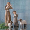 Willow Tree Little Shepherdess, Sculpted Hand-Painted Nativity Figures, 3-Piece Set